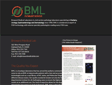 Tablet Screenshot of browardmedicallab.com